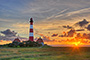 Sonnenuntergang am Leuchtturm Westhever